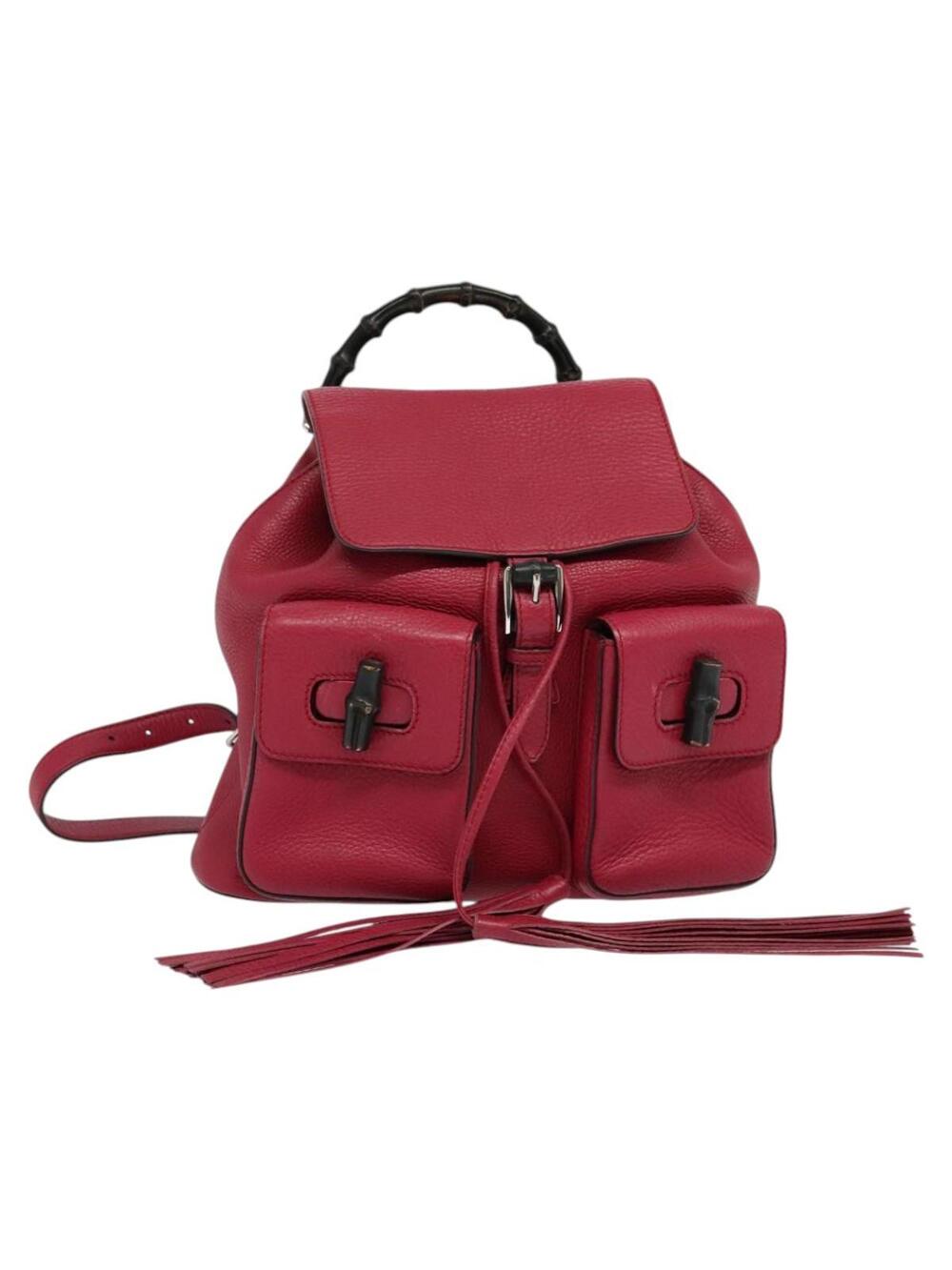 Gucci Bamboo Backpack Leather Outlet #343968G68B